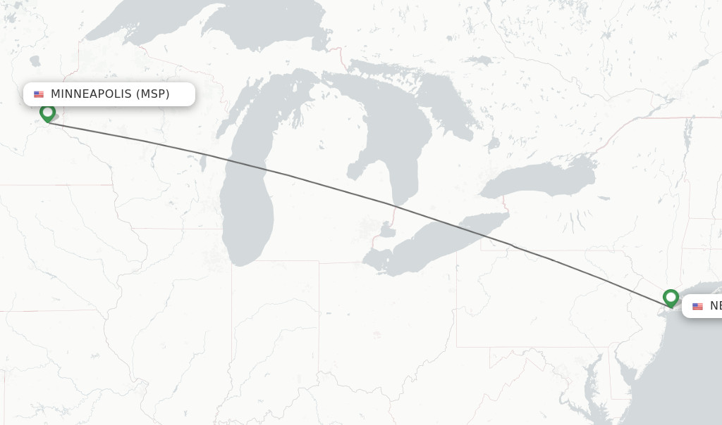 flights from minneapolis to new york