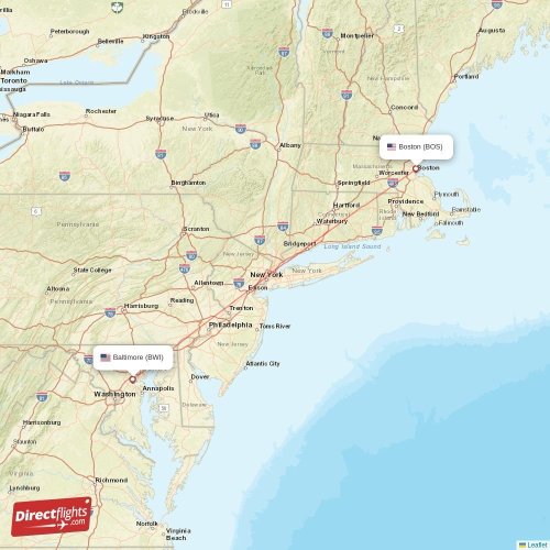 boston to baltimore flights