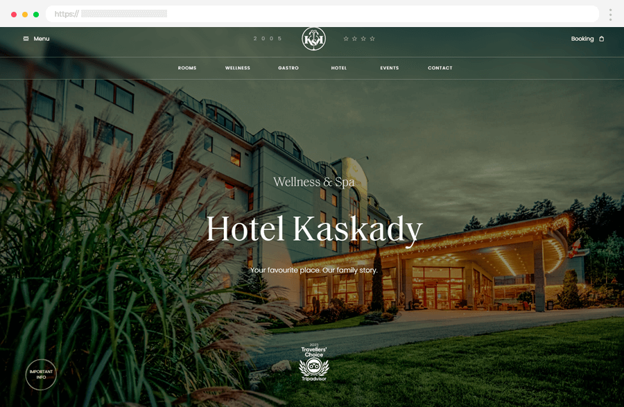 best hotel website