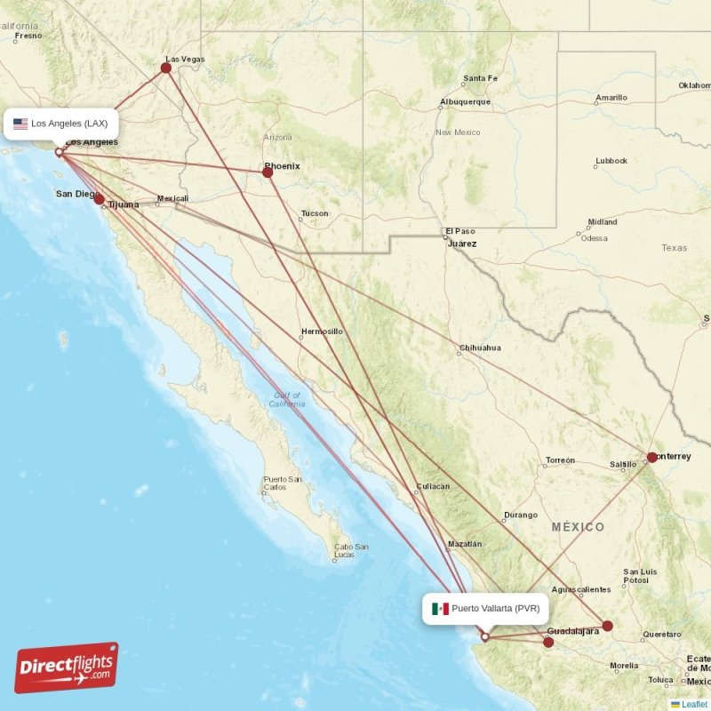 airfare to puerto vallarta from lax