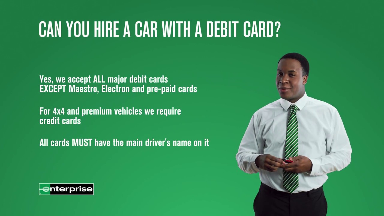 car rentals that take debit cards