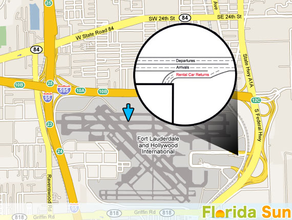 fll airport rental car
