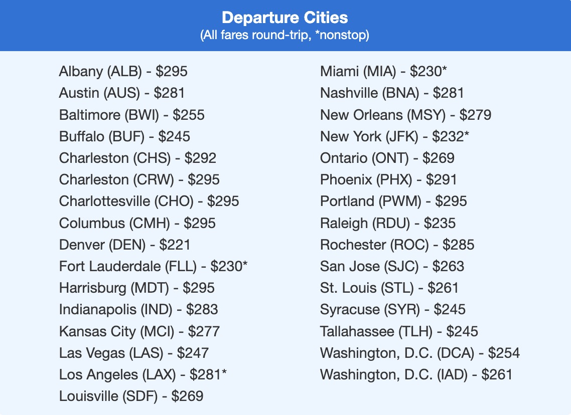 airfares to costa rica central america