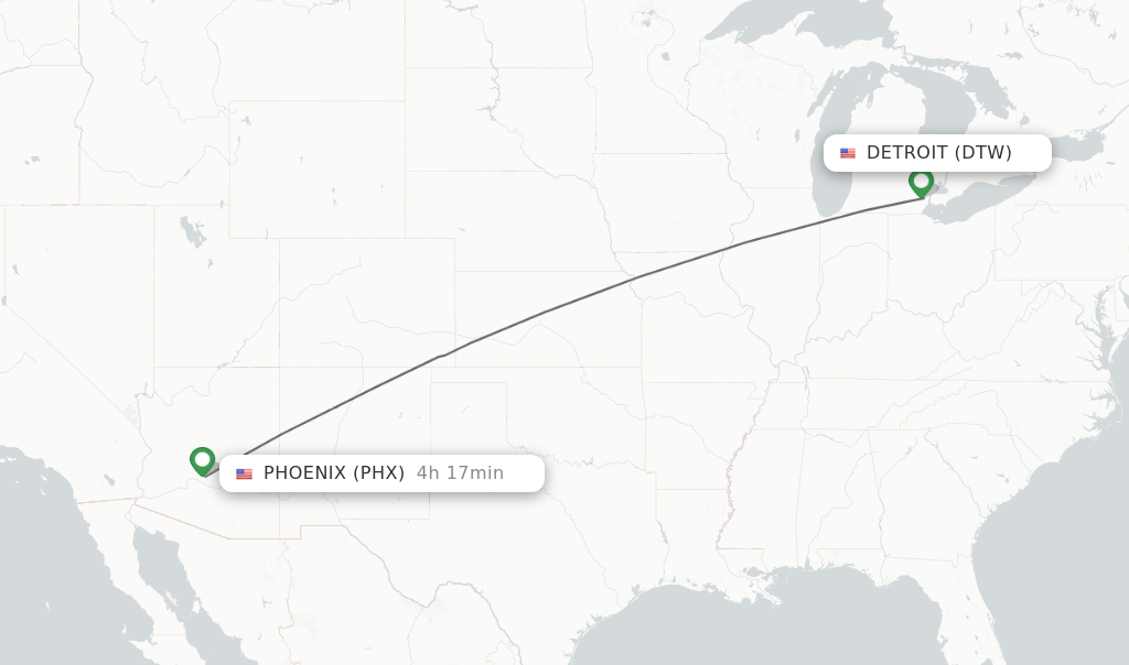 dtw to phx