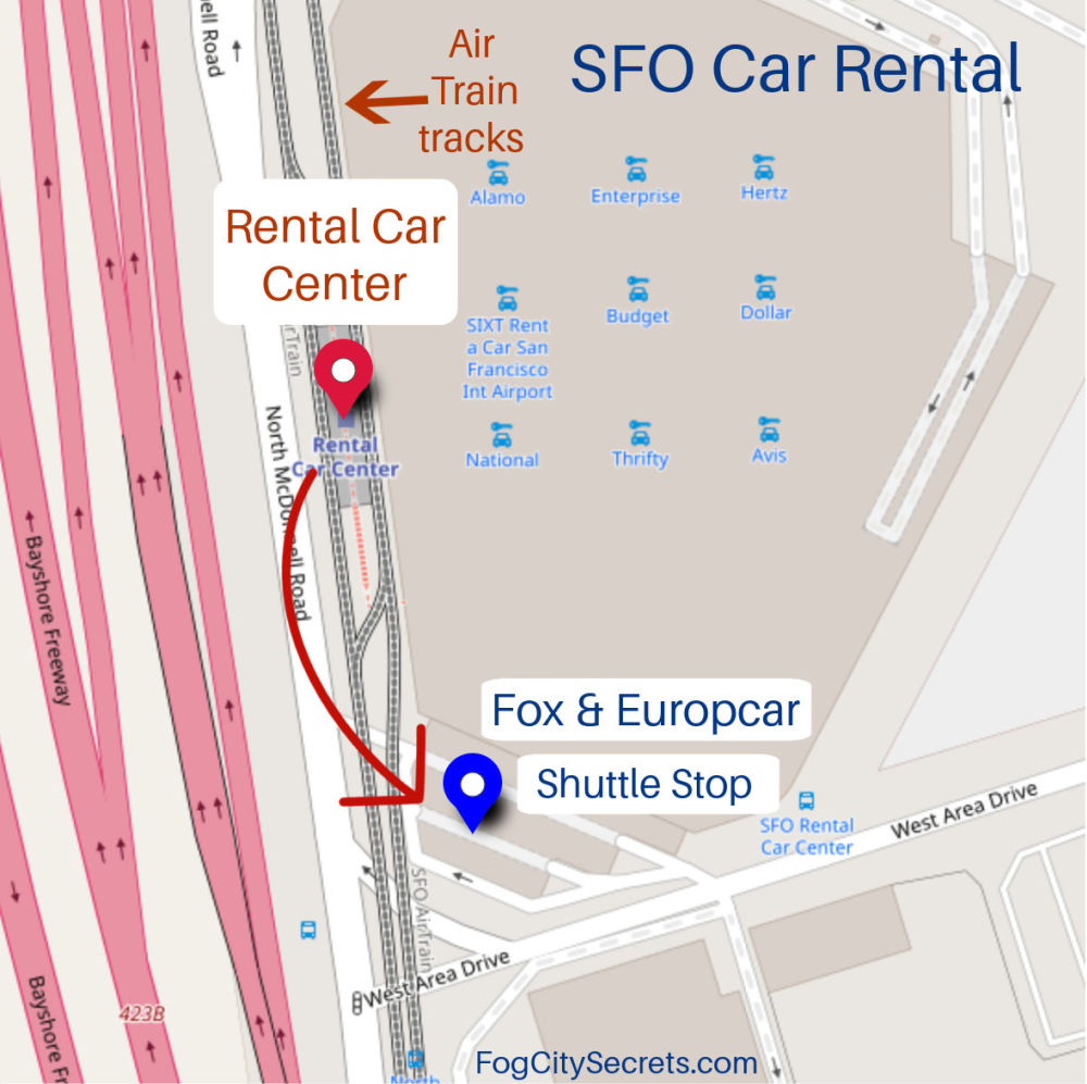 cheap rental cars sfo airport