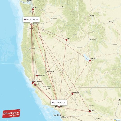 portland to lax