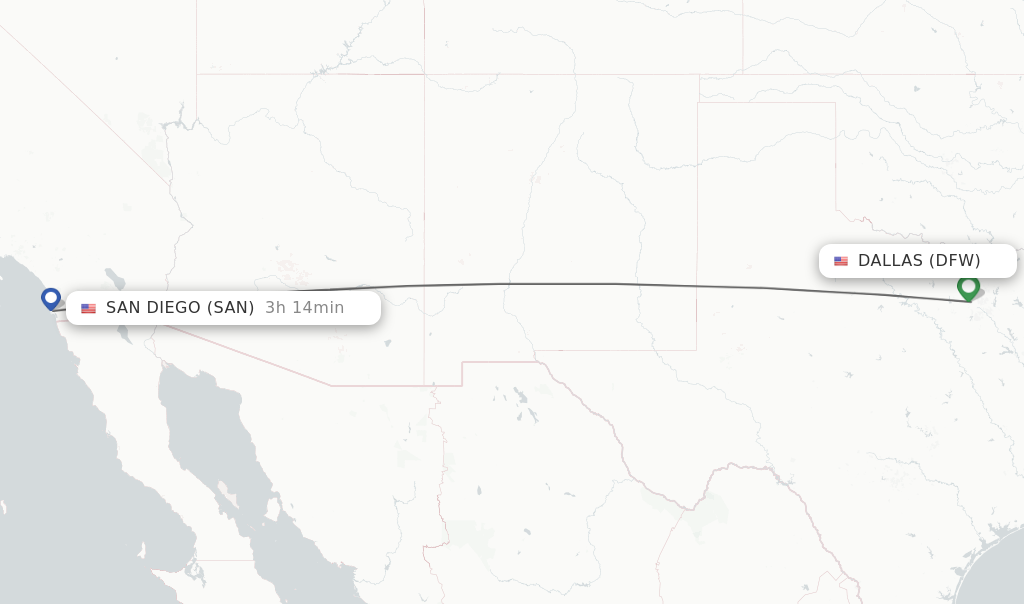 dallas to san diego flights