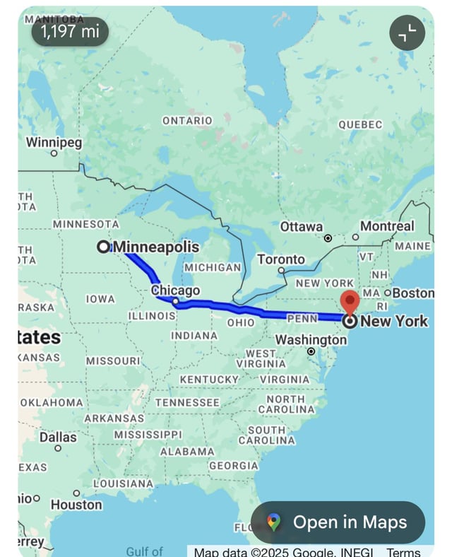 flights from minneapolis to new york