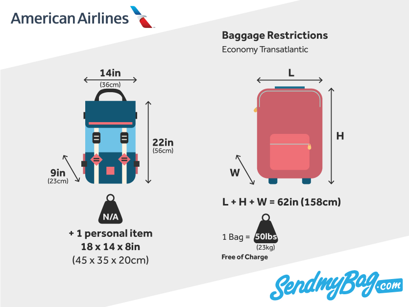 american carry on size limit