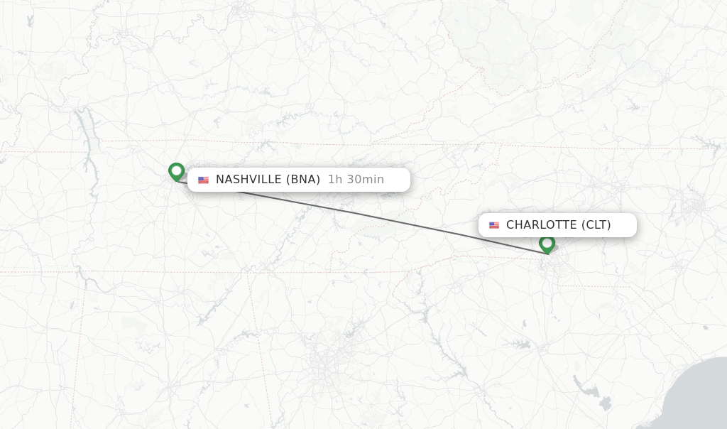 charlotte to nashville